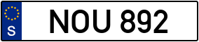 Truck License Plate